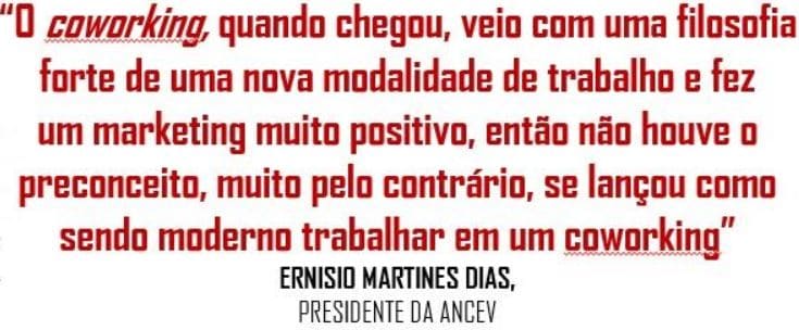 ESCRITÓRIOS COMPARTILHADOS – TODOS JUNTOS E MISTURADOS