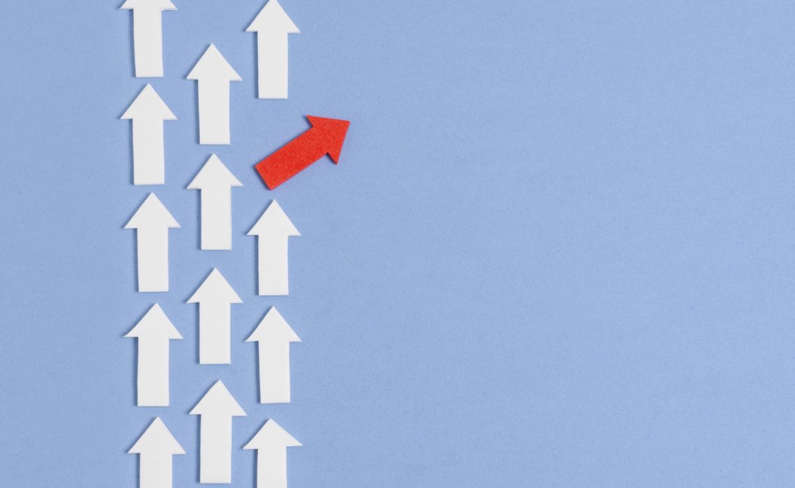 unique-arrow-leaving-line